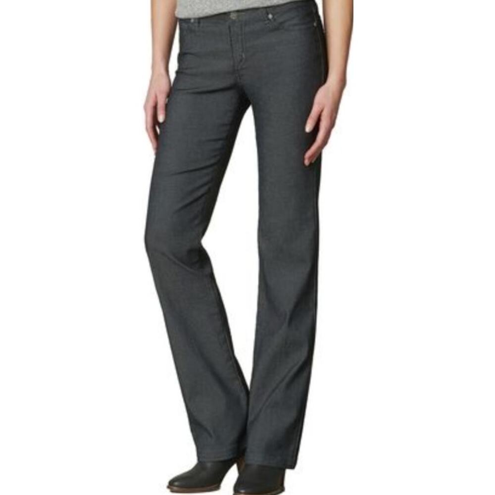 PrAna Jada Jeans Bootcut Mid Rise Abrasion-Resistant Stretch Pockets Gray 4
